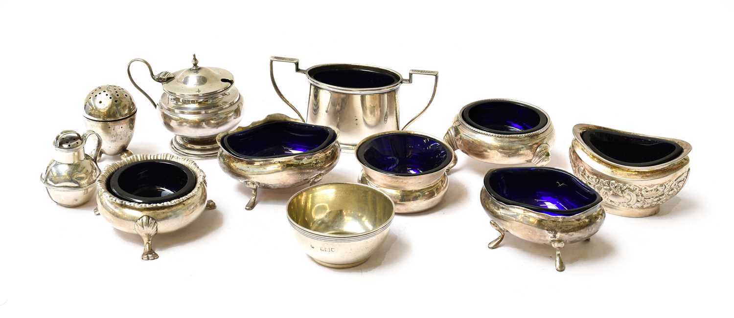 Lot 22 - A Collection of Assorted Silver...
