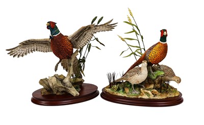 Lot 1116 - Border Fine Arts 'Keeping Guard' (Pheasants)