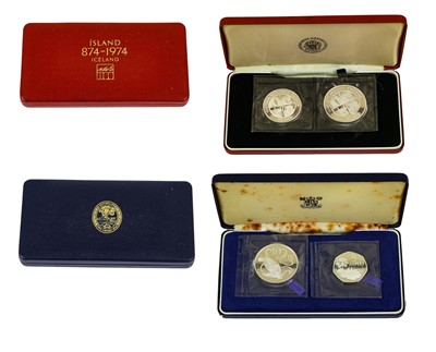 Lot 421 - 9 x Commonwealth Silver and Base Metal Proof...