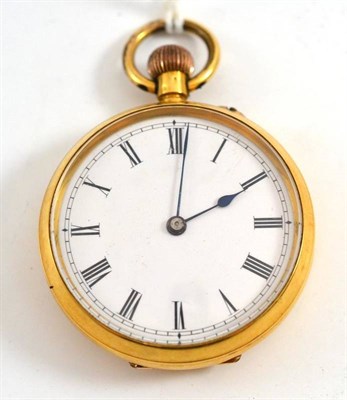 Lot 87 - An 18ct gold pocket watch