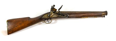 Lot 395 - A 19th Century Coachman's Flintlock Musketoon...