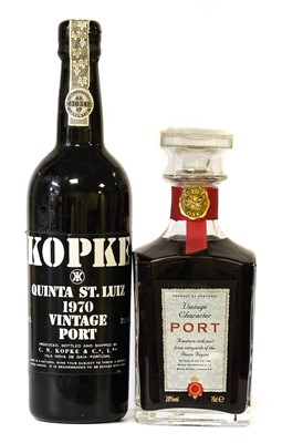 Lot 3089 - Kopke 1970 Vintage Port (one bottle), Vintage...