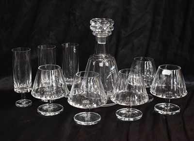 Lot 321 - A Baccarat crystal decanter and stopper of...