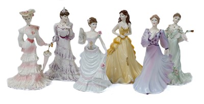 Lot 298 - A collection of Coalport ladies including...