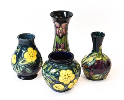 Lot 325 - Two modern Moorcroft pottery vases in the...