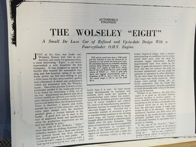 Lot 209 - 1948 Wolseley Eight Registration number: 387...