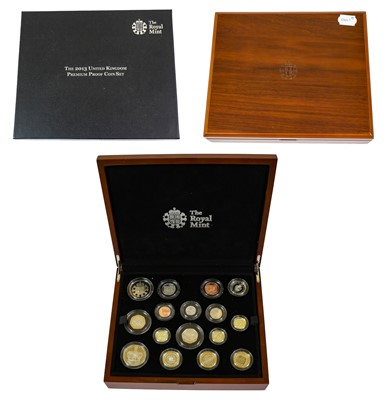 Lot 412 - The 2013 UK Premium Proof Coin Set, 15 coins...
