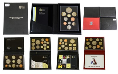 Lot 407 - 5 x The UK Deluxe Edition Proof Coin Sets, to...