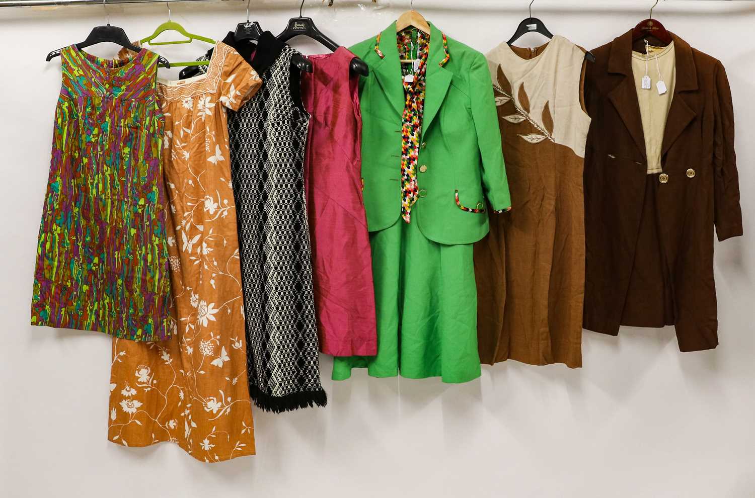Lot 2086 - Assorted Circa 1960-70s Day and Occasion Wear,...