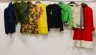 Lot 2086 - Assorted Circa 1960-70s Day and Occasion Wear,...