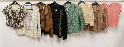 Lot 2079 - Circa 1950-60s Ladies Jackets and Blouses,...