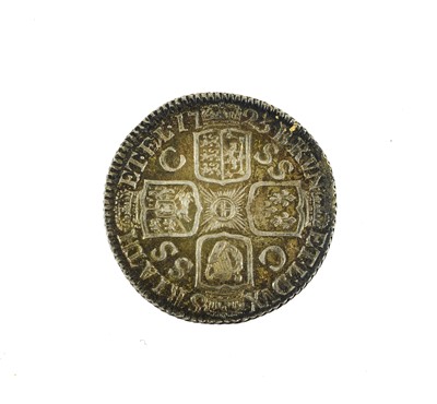 Lot 153 - ♦George I, Shilling 1723 SSC, first laureate &...