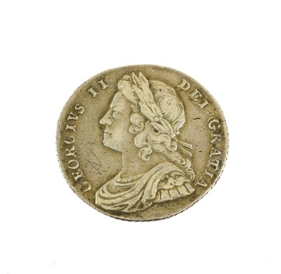 Lot 157 - ♦George II, 3 x Shillings, all young laureate...