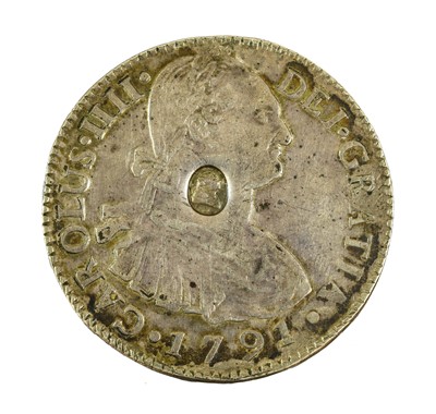 Lot 160 - ♦George III, Emergency Issue Dollar, with oval...