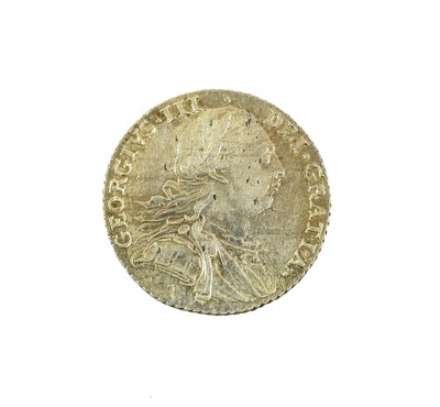 Lot 165 - ♦George III, Shilling 1787, obv. older...