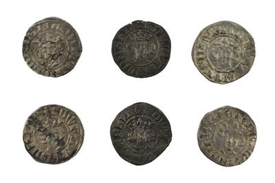 Lot 38 - ♦Edward I, (1272-1307), 6 x Silver Pennies...