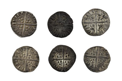 Lot 38 - ♦Edward I, (1272-1307), 6 x Silver Pennies...