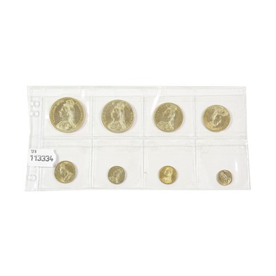 Lot 170 - ♦Victoria, a Complete Set of 1887 Jubilee Head...