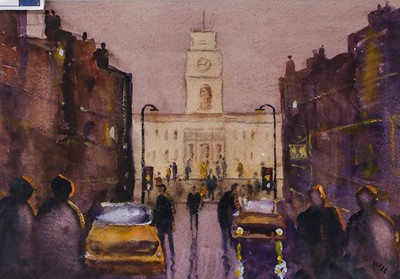 Lot 1130 - Eric H Hill (1921-2021) "Regent Street" Signed,...