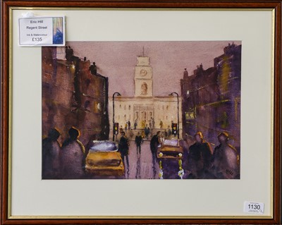 Lot 1130 - Eric H Hill (1921-2021) "Regent Street" Signed,...