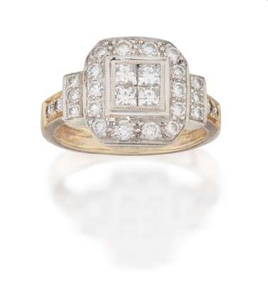 Lot 2090 - A Diamond Cluster Ring