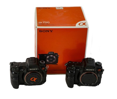 Lot 183 - Sony Two Alpha 700 Camera Bodies
