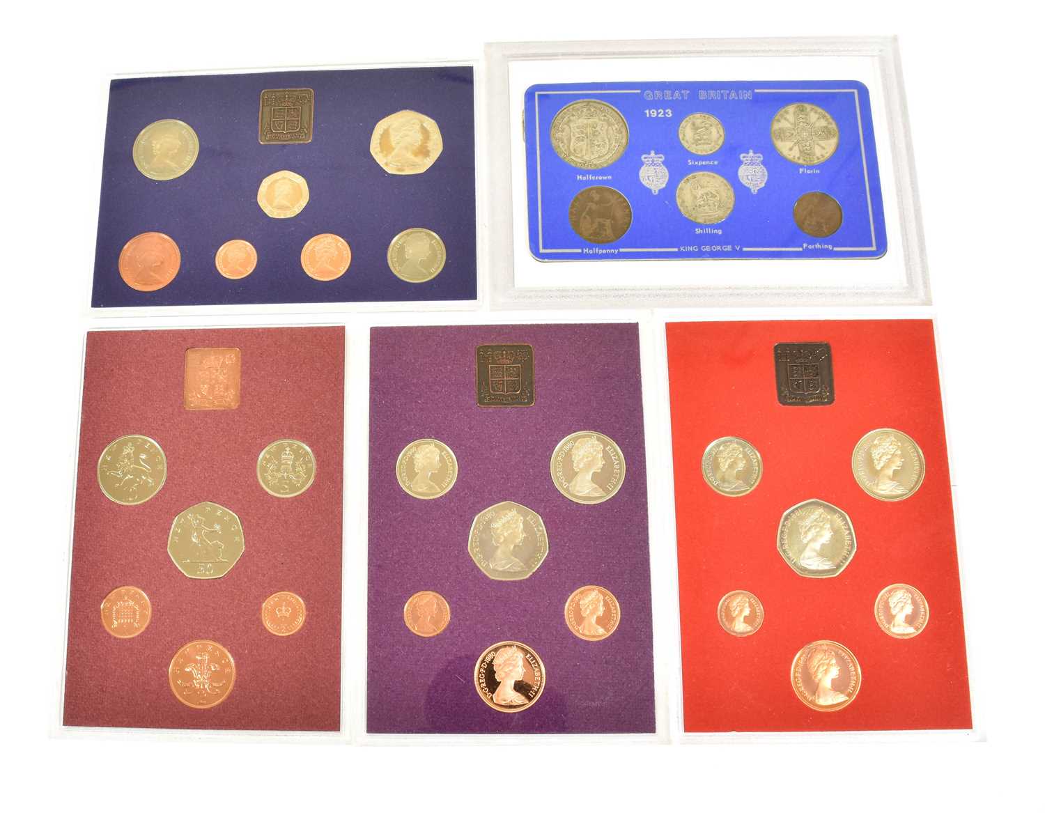 Lot 399 - ♦29 x UK Specimen Year Sets, including: 1923 6-...