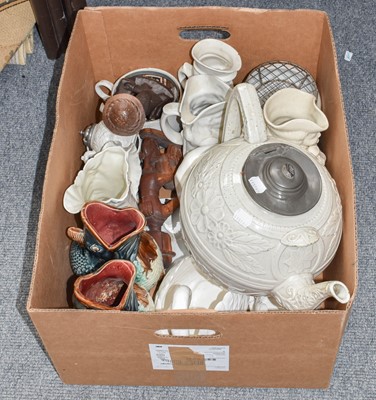 Lot 337 - A quantity of Victorian and later ceramics, a...