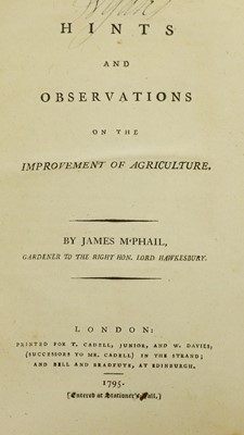 Lot 82 - HOME (Francis) The Principles of Agriculture...