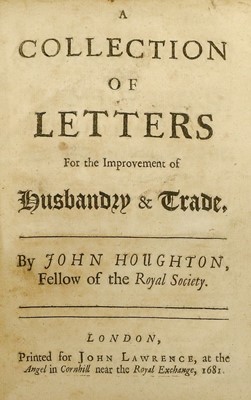 Lot 86 - [PERIODICAL] HOUGHTON (John) A Collection of...