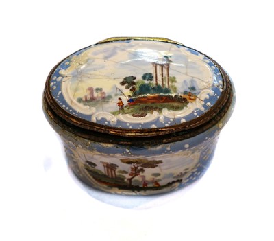 Lot 290 - An 18th century South Staffordshire enamel...