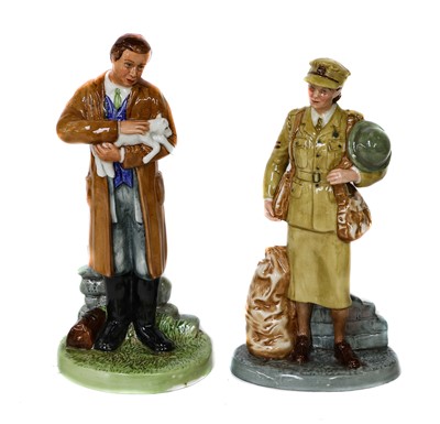 Lot 30 - Two Royal Doulton Classics figures, Auxiliary...