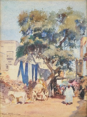 Lot 1016 - Robert Atkinson (1863-1896) "Cairo" Signed,...