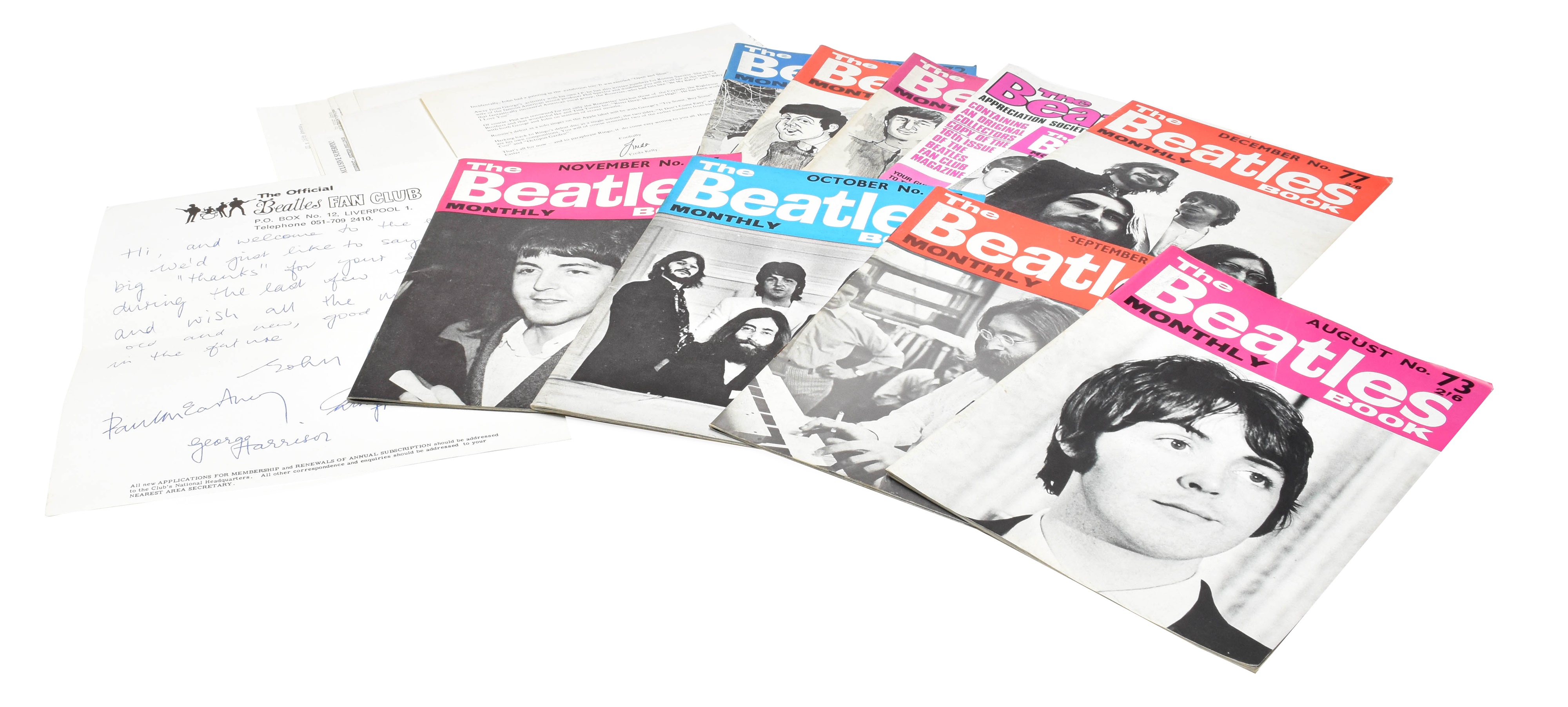 Lot 137 - Beatles Memorabilia Including Eight Vols Of