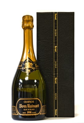 Lot 3015A - Dom Ruinart 1990 Blanc De Blancs Champagne, in...