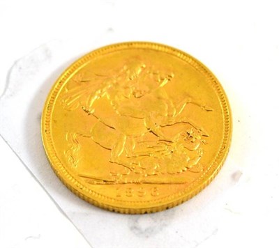 Lot 201 - An 1896 gold Sovereign