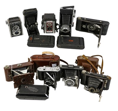 Lot 201 - Various Folding Cameras And Others