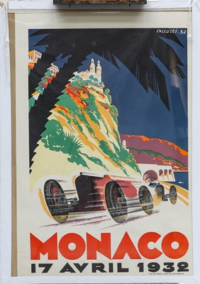 Lot 146 - A Framed Poster Print: 17th April 1932 Monaco,...