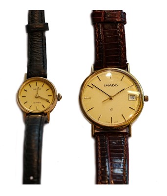 Lot 169 - A lady's 9 carat gold Tissot wristwatch and a...