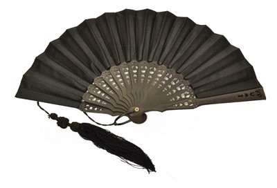 Lot 2138 - Early 20th Century Tiffany & Co Ebonised Fan,...