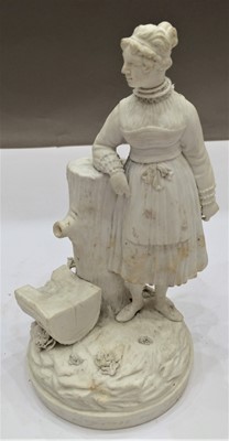 Lot 87 - A Rockingham Biscuit Figure from the...