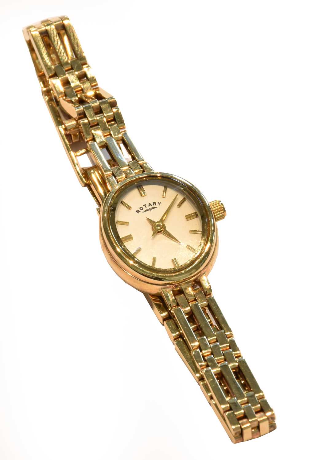 Lot 227 - A lady's 9 carat gold Rotary wristwatch,