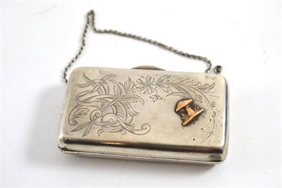 Lot 228 - A Russian silver purse