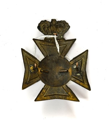 Lot 54 - A Rare Victorian Officer's Helmet Plate to...