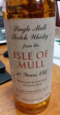 Lot 3121 - Isle Of Mull 10 Year Old Single Malt Scotch...