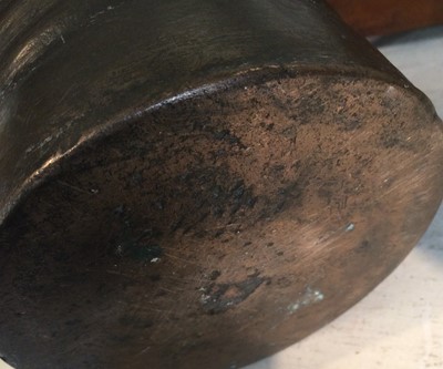 Lot 105 - An 18th Century bronze mortar with loop...