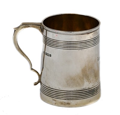 Lot 91 - An Edward VII Silver Christening-Mug, by...