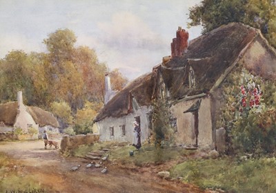 Lot 1032 - J W Milliken (1887-1930) Halewood village?...