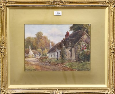 Lot 1032 - J W Milliken (1887-1930) Halewood village?...