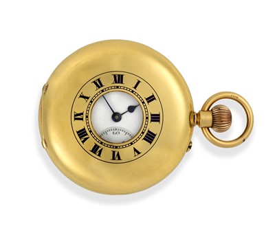 Lot 2180 - John Byrne & Son: An 18 Carat Gold Half Hunter Pocket Watch